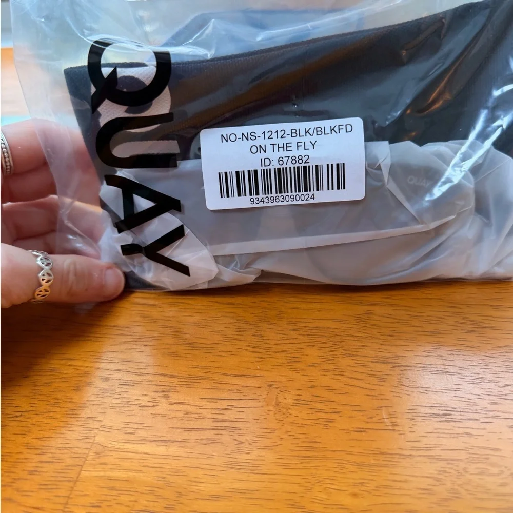 Quay Australia Black and Brown Gradient Sunglasses